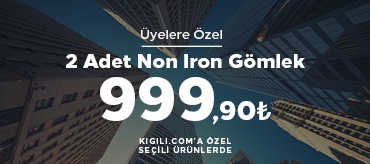 Kiğılı 2 Adet Non Iron Gömlek 999.90 TL Kampanyası