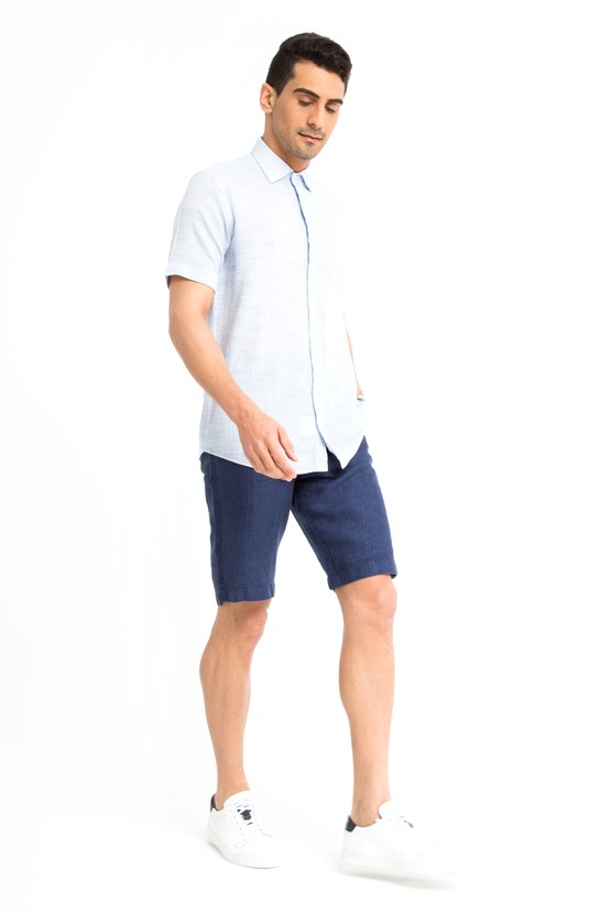 Erkek Giyim - Kısa Kol Spor Gömlek