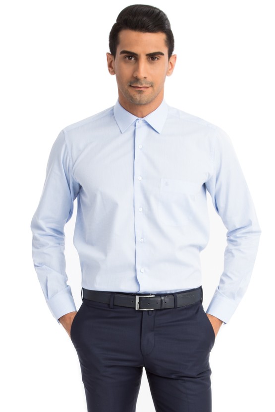 Erkek Giyim - Uzun Kol Manşetli Gömlek