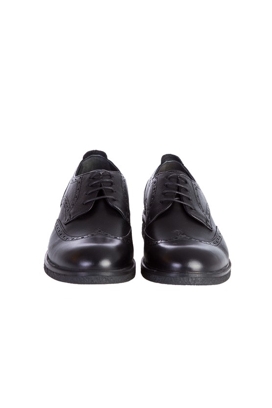 Erkek Giyim - Kauçuk Taban Deri Ayakkabı