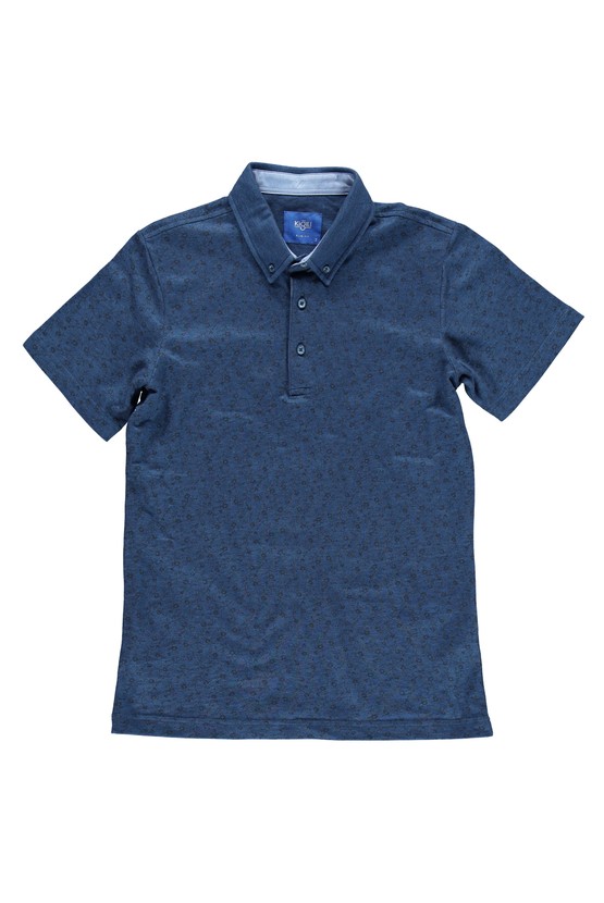 Erkek Giyim - Regular Fit Baskılı Polo Yaka Tişört
