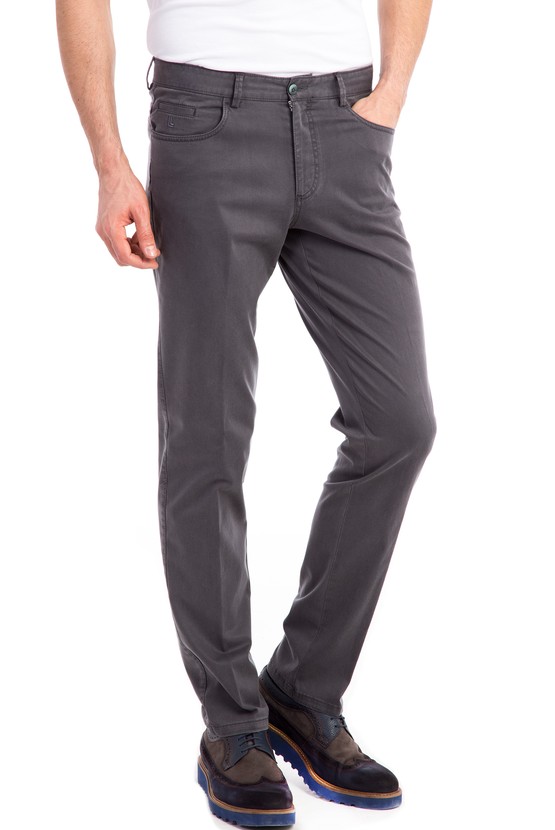 Erkek Giyim - Slim Fit Tencel Pantolon