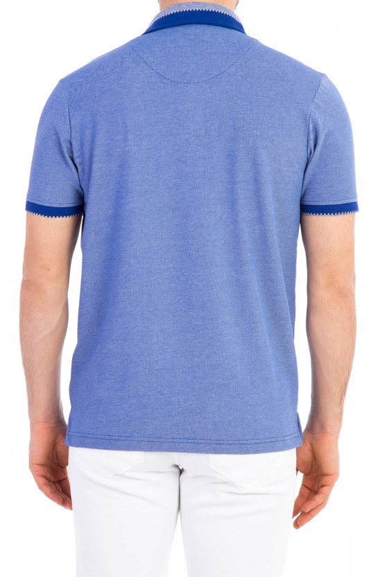 Erkek Giyim - Polo Yaka Desenli Tişört