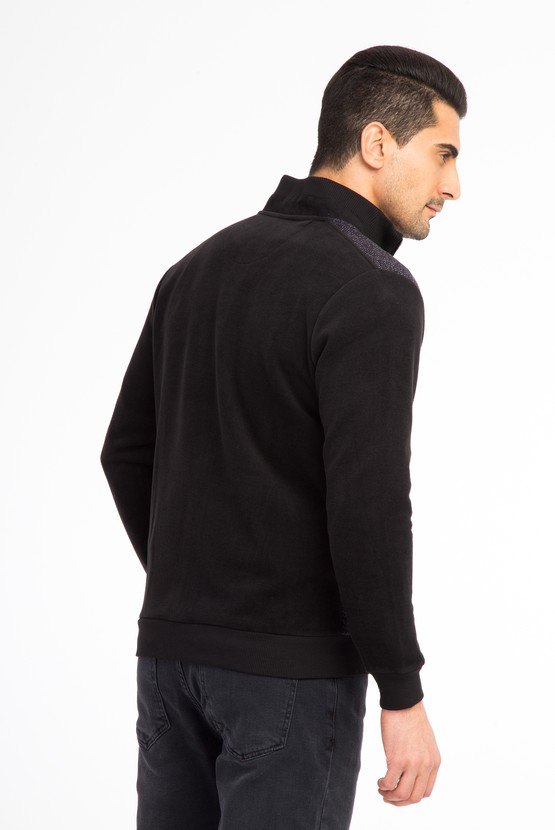 Erkek Giyim - Fermuarlı Sweatshirt