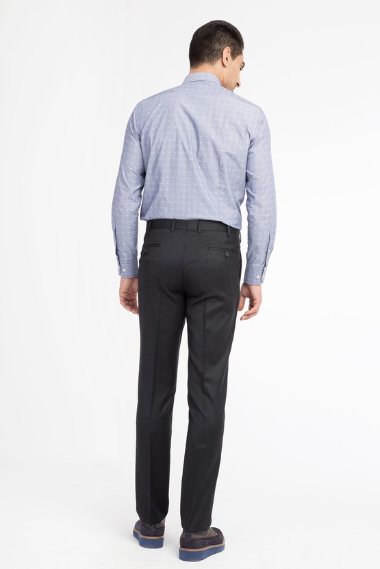 Erkek Giyim - Klasik Flanel Pantolon