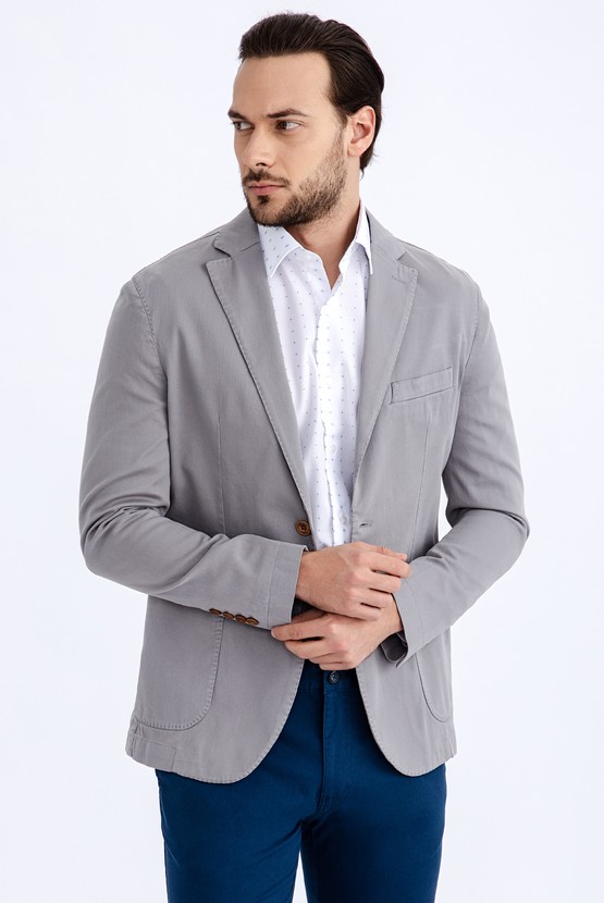 Erkek Giyim - Slim Fit Ceket