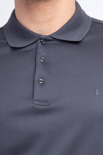 Polo Yaka Merserize Slim Fit Dar Kesim Pamuk Tişört