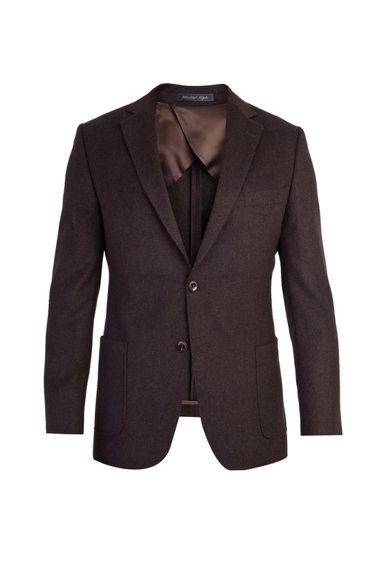 Erkek Giyim - Yünlü Blazer Ceket