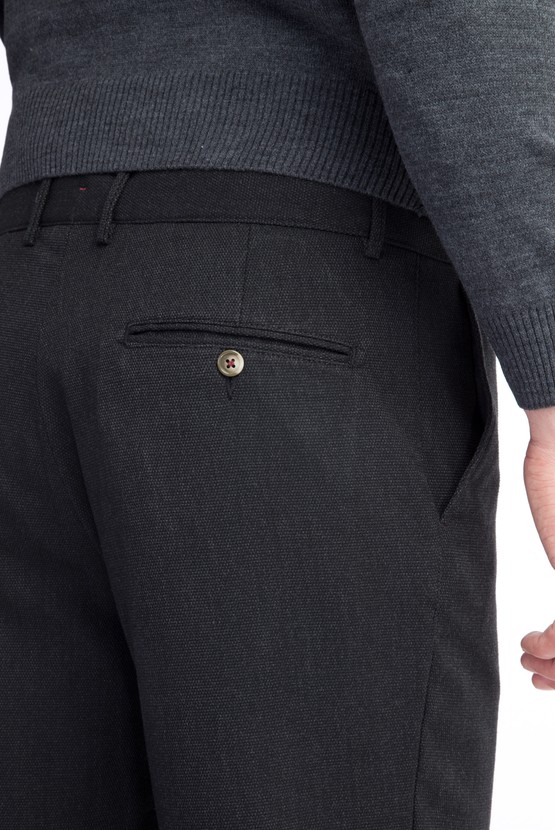 Erkek Giyim - Kuşgözü Flanel Pantolon