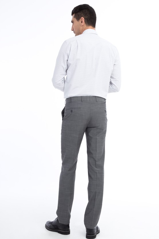 Erkek Giyim - Kuşgözü Yünlü Pantolon