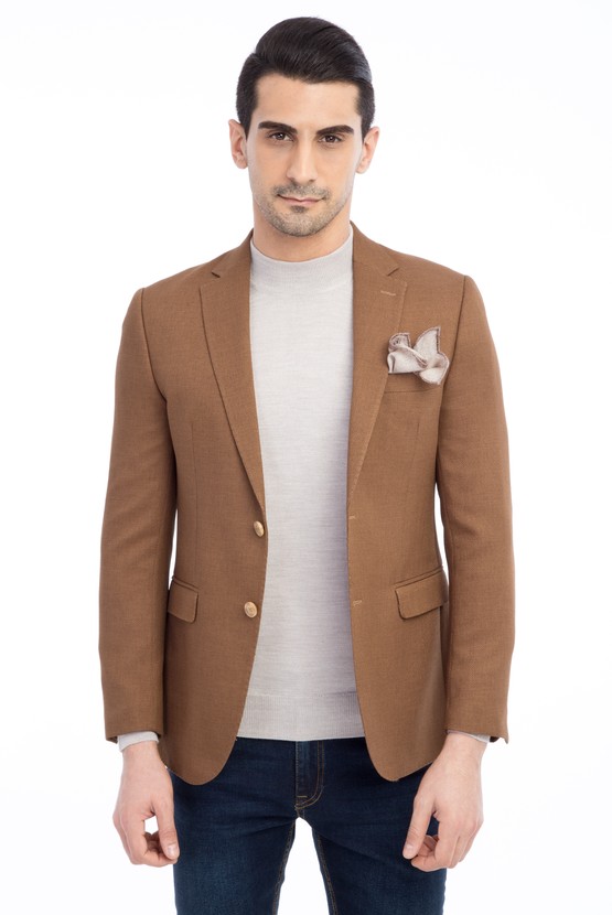 Erkek Giyim - Desenli Blazer Ceket