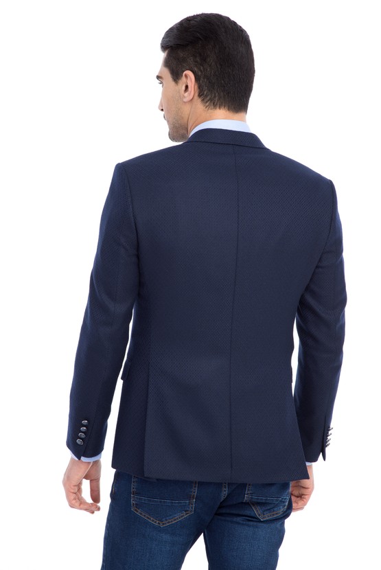 Erkek Giyim - Slim Fit Kruvaze Ceket