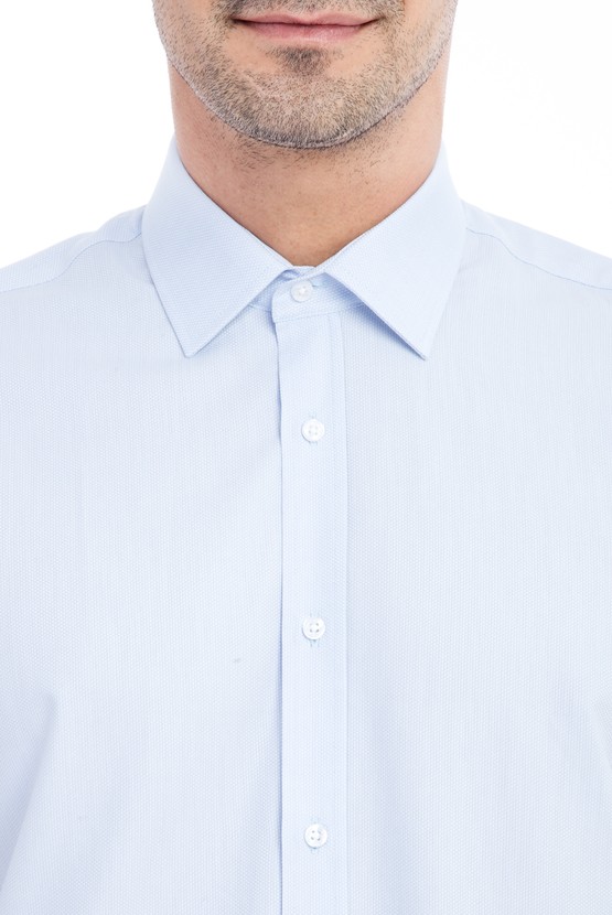 Erkek Giyim - Kısa Kol Slim Fit Gömlek