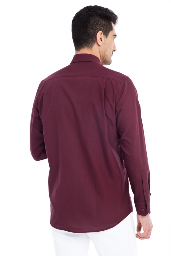 Erkek Giyim - Uzun Kol Düz Gömlek