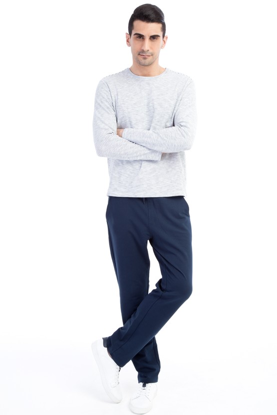 Erkek Giyim - Slim Fit Spor Jogger Pantolon / Eşofman