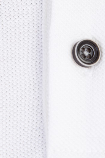 Polo Yaka Regular Fit Nakışlı Pamuk Tişört
