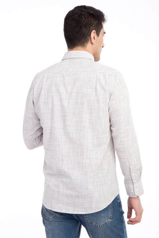 Erkek Giyim - Uzun Kol Spor Gömlek