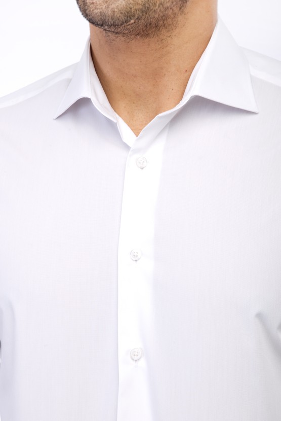 Erkek Giyim - Uzun Kol Coolmax Slim Fit Gömlek
