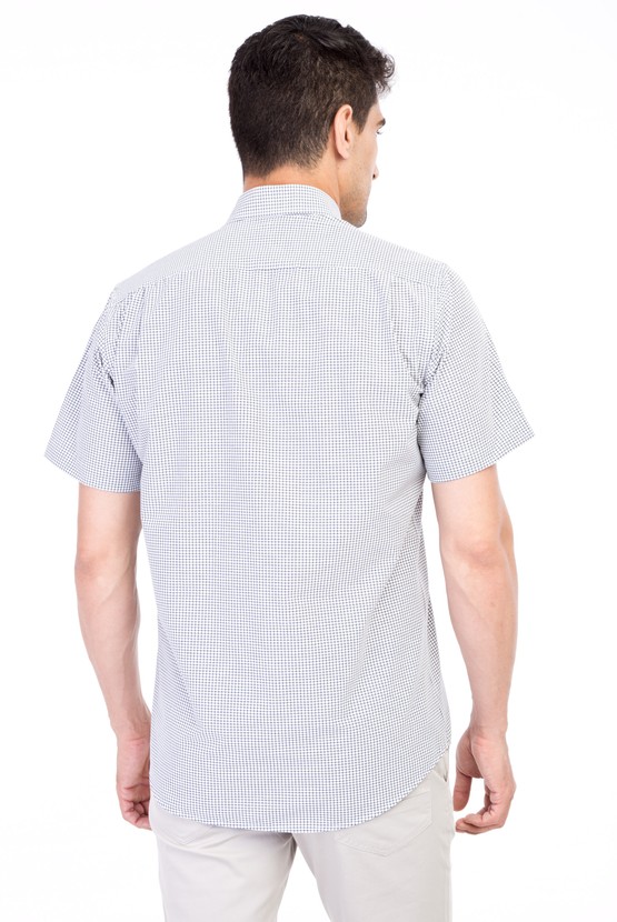 Erkek Giyim - Kısa Kol Ekose Gömlek