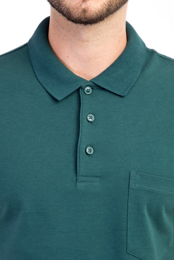 Erkek Giyim - Polo Yaka Klasik Tişört