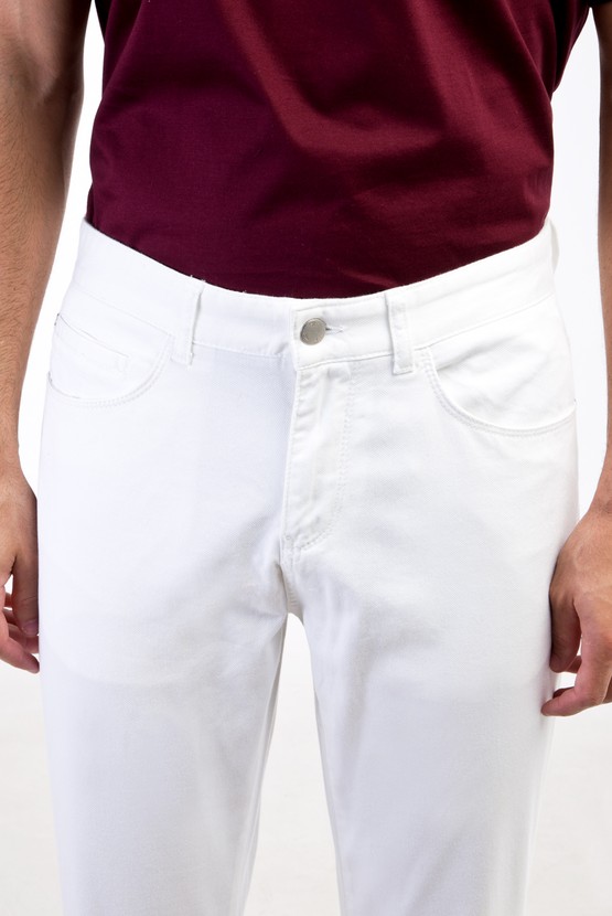 Erkek Giyim - Slim Fit Kuşgözü Pantolon