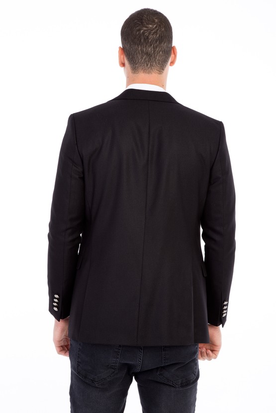 Erkek Giyim - Kuşgözü Blazer Ceket