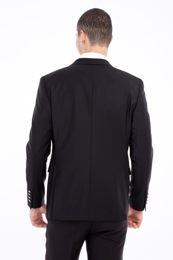 Erkek Giyim - Yünlü Blazer Ceket