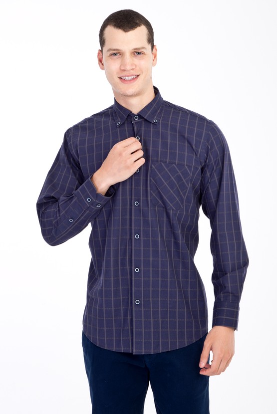 Erkek Giyim - Uzun Kol Oduncu Gömlek