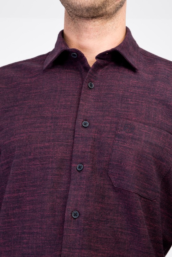 Erkek Giyim - Uzun Kol Regular Fit Oduncu Ekose Gömlek