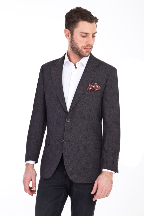 Erkek Giyim - Klasik Desenli Ceket