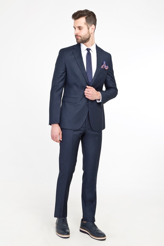 Erkek Giyim - Süper Slim Fit Takım Elbise