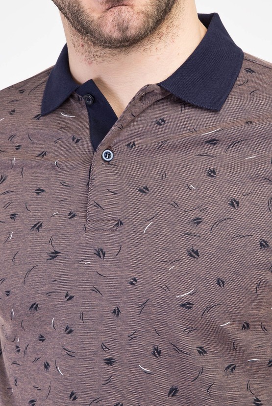 Erkek Giyim - Polo Yaka Regular Fit Merserize Tişört