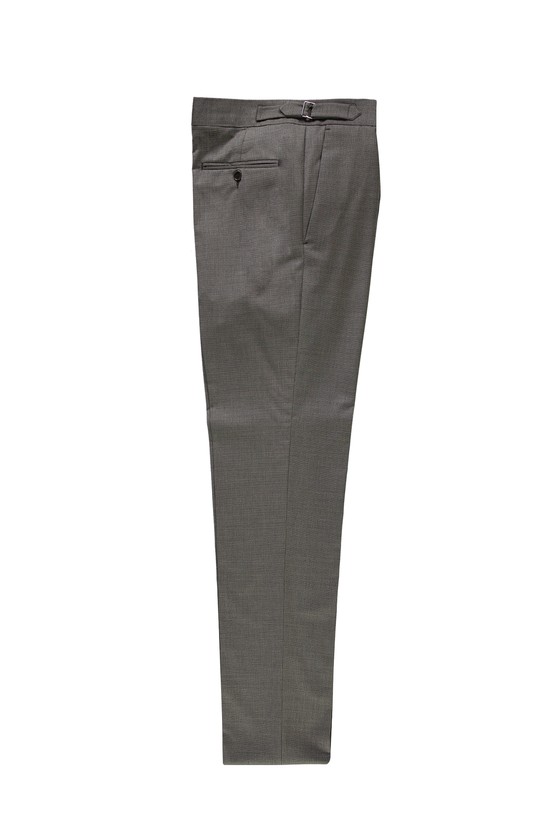 Erkek Giyim - Yünlü Tokalı Klasik Pantolon