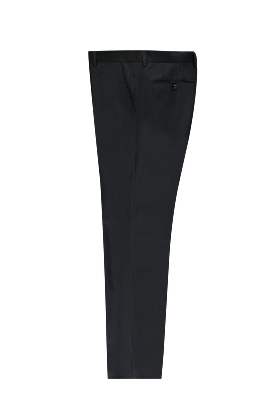 Erkek Giyim - Slim Fit Dar Kesim Kuşgözü Klasik Pantolon