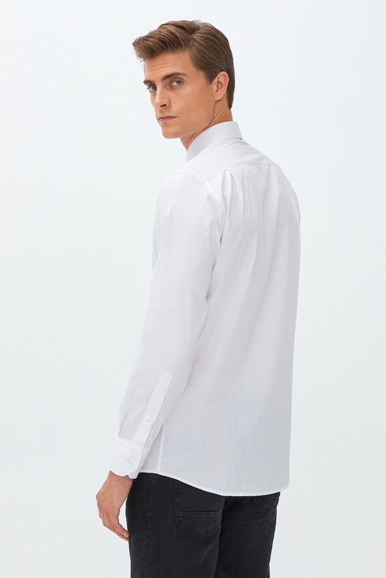 Erkek Giyim - Uzun Kol Slim Fit Coolmax Gömlek