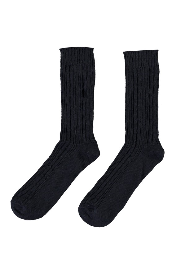 Erkek Giyim - Desenli Triko Çorap