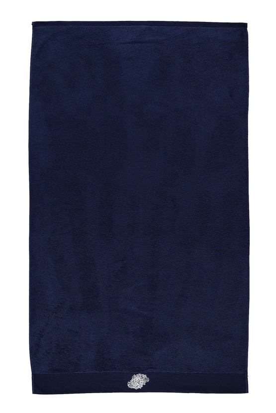 Erkek Giyim - Mercan Nakışlı Banyo Havlusu (90x150)