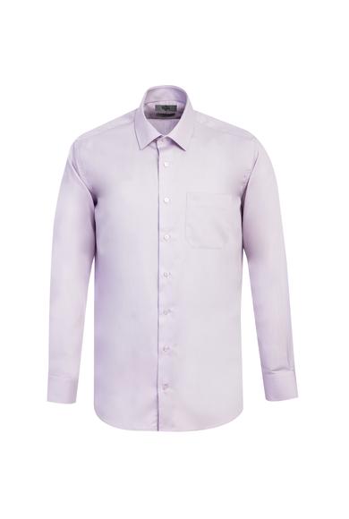 Erkek Giyim - LİLA M Beden Uzun Kol Non Iron Klasik Pamuklu Gömlek