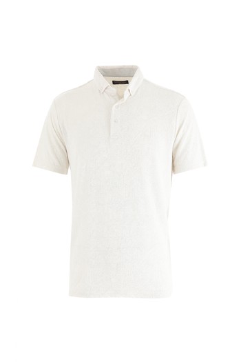 Polo Yaka Regular Fit Desenli Tişört
