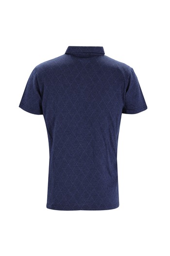 Polo Yaka Desenli Regular Fit Pamuk Tişört