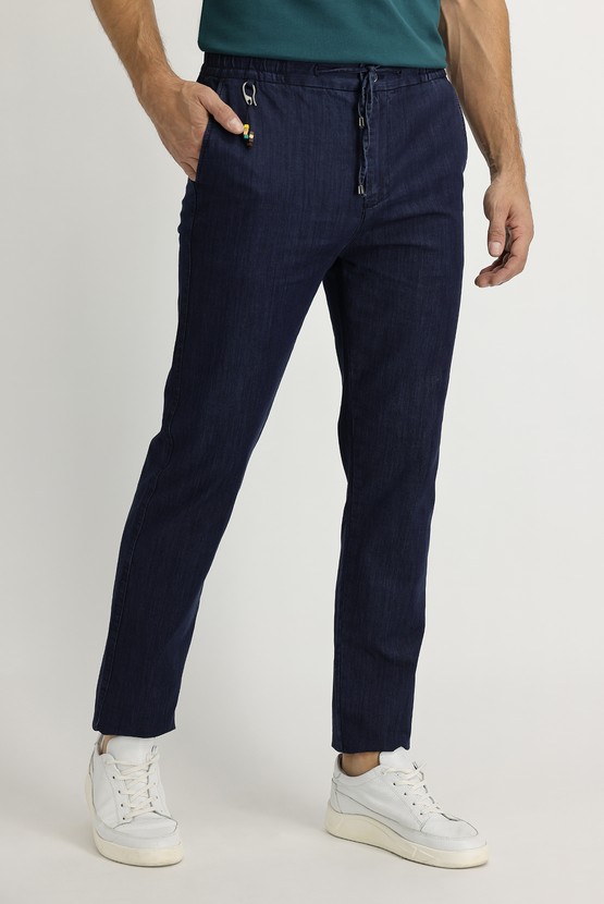 Erkek Giyim - Beli Lastikli İpli Spor Pantolon
