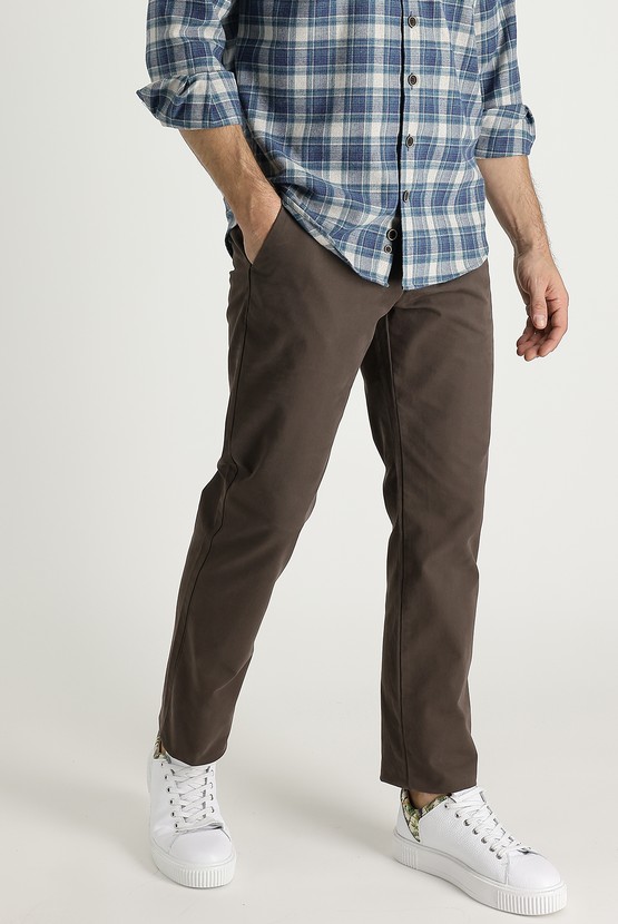 Erkek Giyim - Pamuk Kanvas / Chino Pantolon