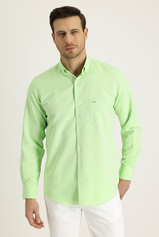Erkek Giyim - Uzun Kol Regular Fit Gömlek