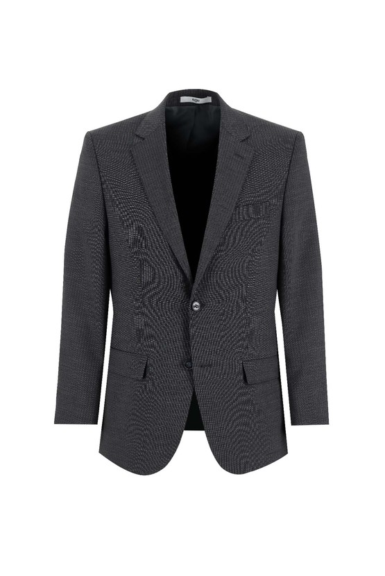 Erkek Giyim - Yünlü Klasik Çizgili Takım Elbise