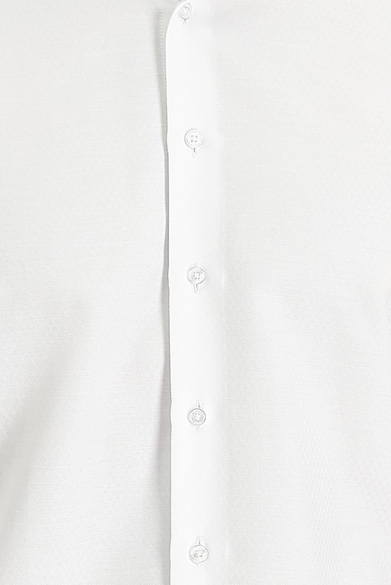 Erkek Giyim - Uzun Kol Slim Fit Klasik Desenli Gömlek