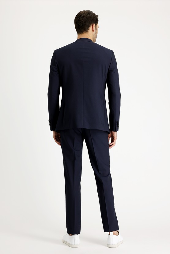 Erkek Giyim - Super Slim Fit Ekstra Dar Kesim Klasik Takım Elbise