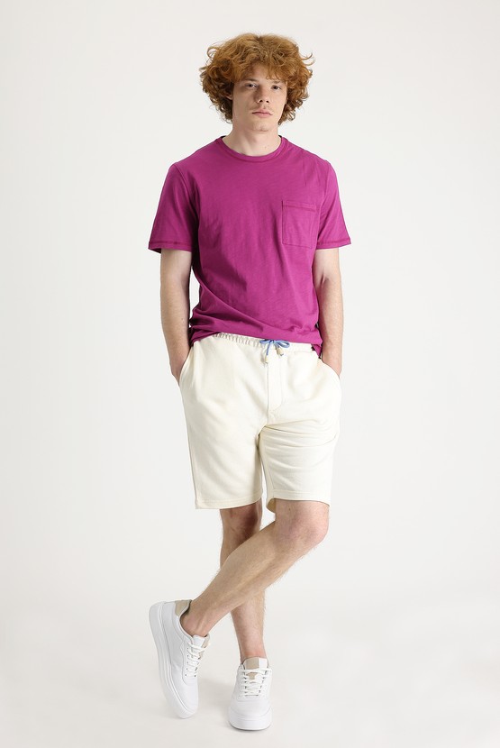 Erkek Giyim - Eco-Line Pamuklu Sweat Şort