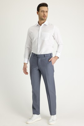 Orta Gri
      
      Slim Fit Yünlü Klasik Pantolon