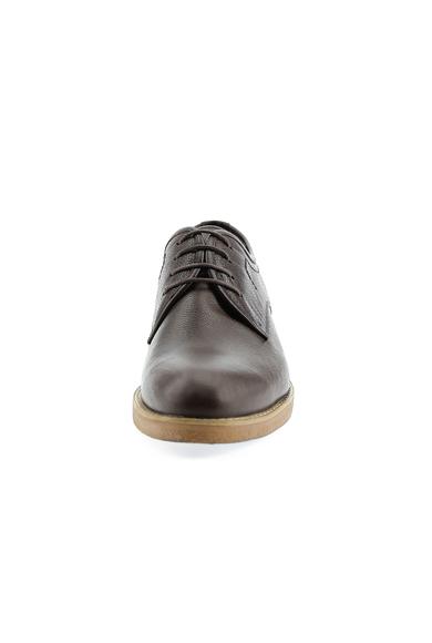 Erkek Giyim - ACI KAHVE 41 Beden Bağcıklı Klasik Deri Ayakkabı
