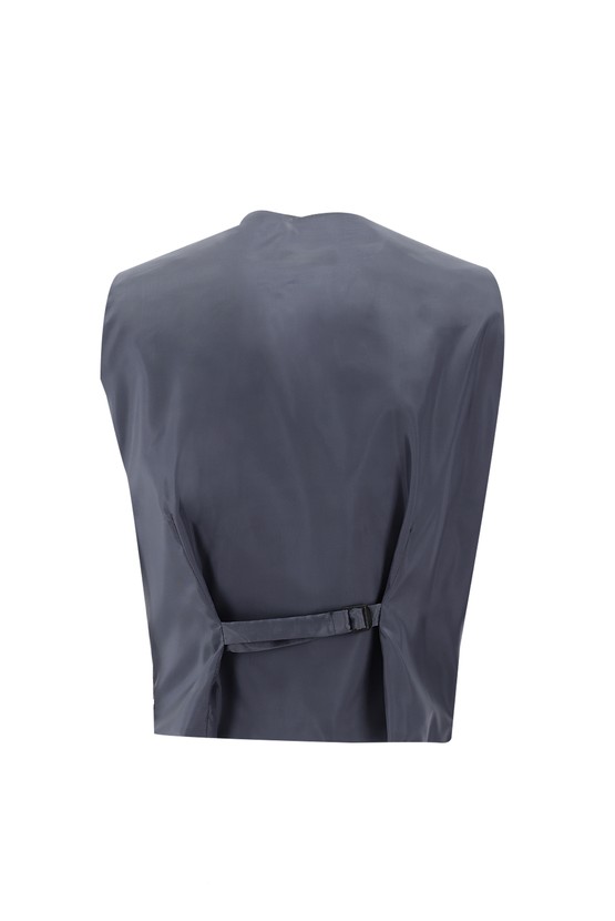 Erkek Giyim - Regular Fit Kombinli Yelekli Keten Takım Elbise